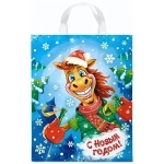 Пакет ПЭ с петлевой ручкой 28х35см (55) (Чемпион) НГ Интерпак (х25/500)