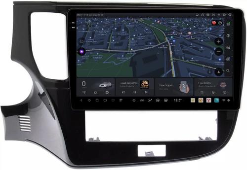 Магнитола для Mitsubishi Outlander 3 2019-2022 (прямоугольный климат) - Kuberg DUDU7 OL-1573 QLed+2K, Android 13, Быстрейшая, UIS7870 (DUDU7), CarPlay, SIM-слот
