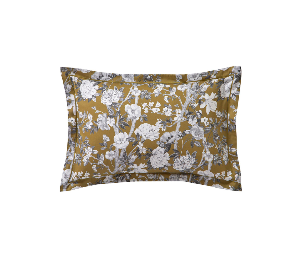 Постельное белье 2 спальное евро Blanc des Vosges Imperial Olive зеленое