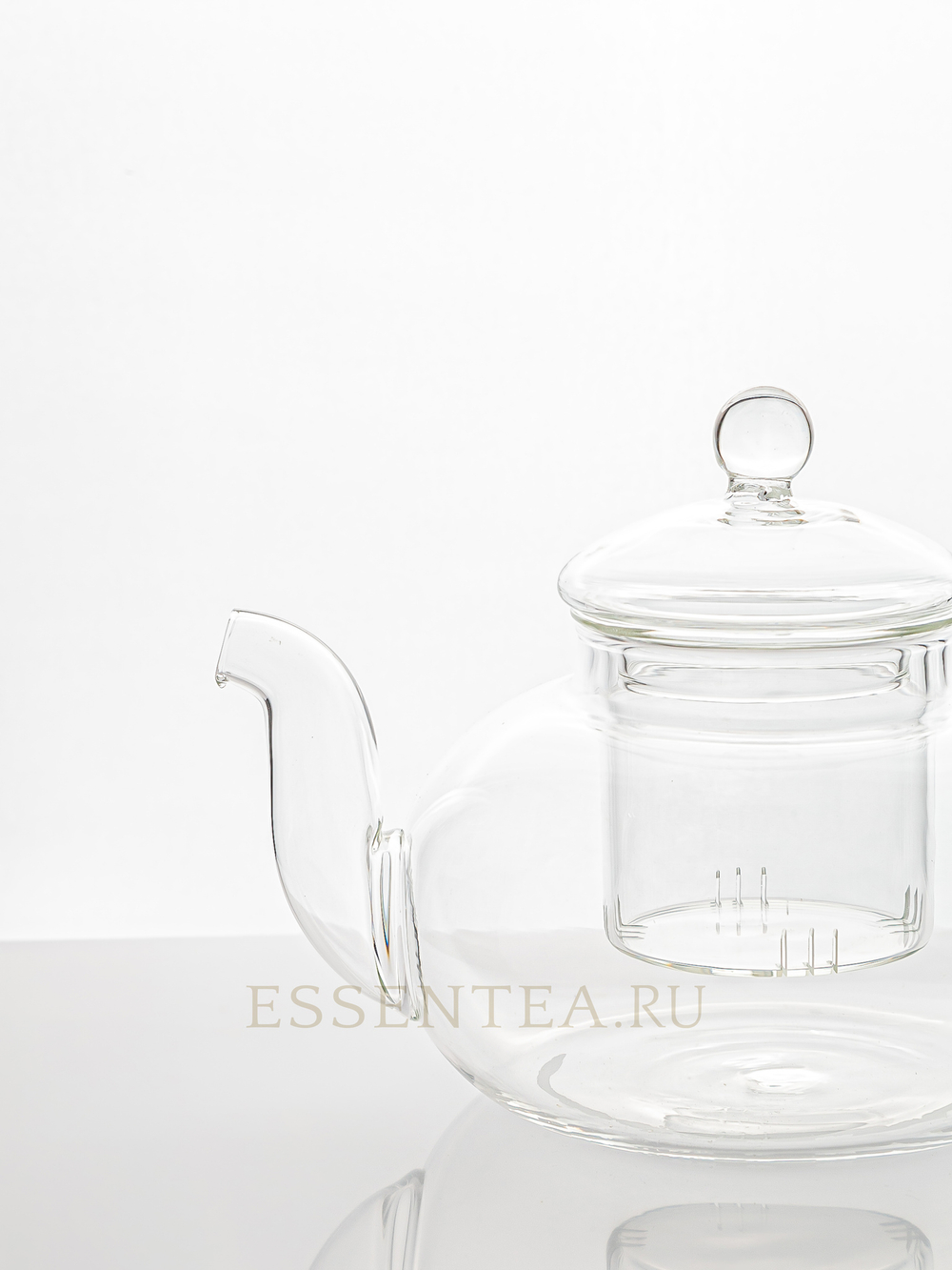 Чайник стеклянный "Танг пу" со стеклянной колбой - 1000 мл