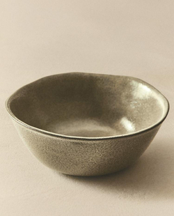 ZARA HOME САЛАТНИЦА С РЕЛЬЕФНЫМИ КРАЯМИ, ЗЕЛЕНЫЙ