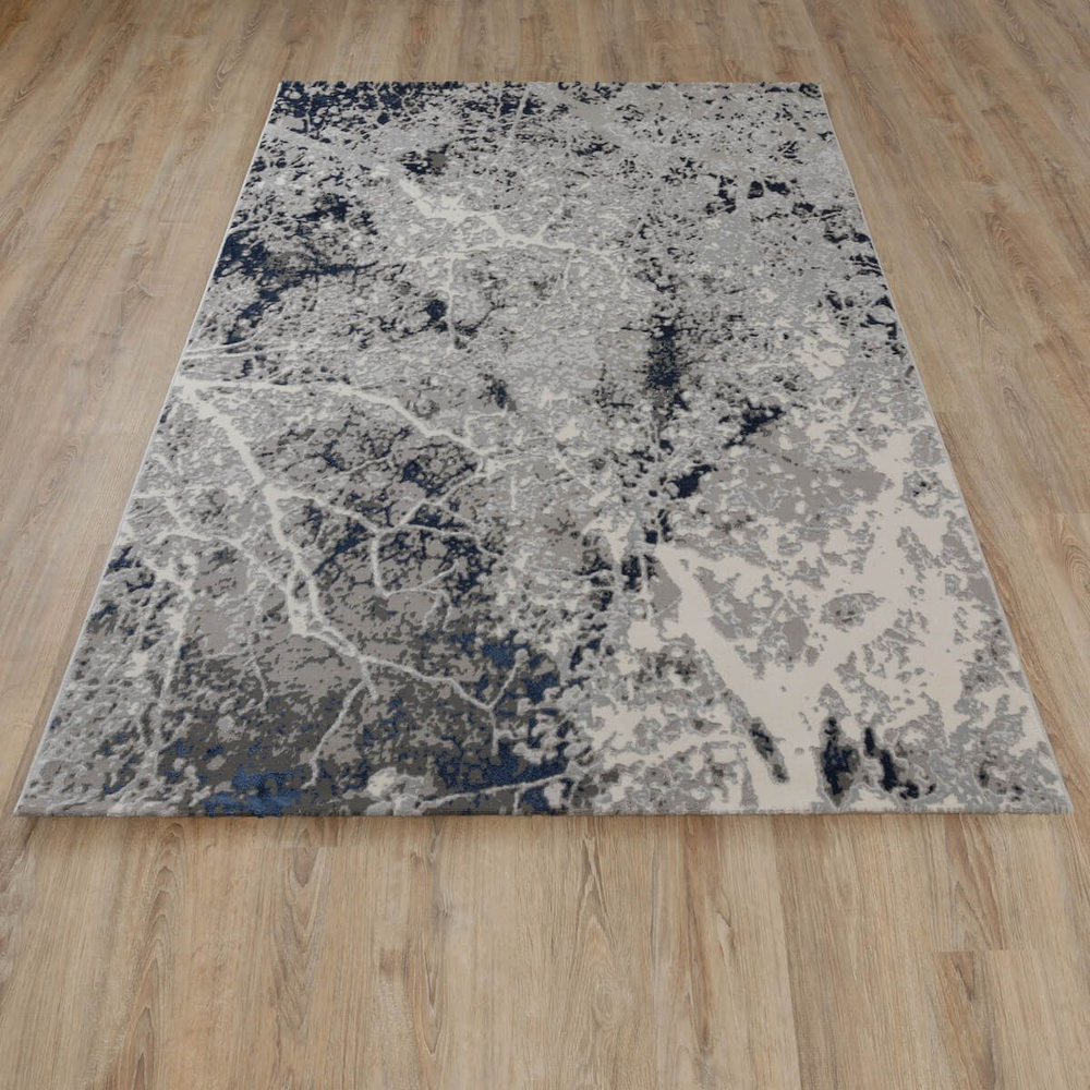 Ковер ALMIRA 0.8*1.5 дизайн GR734 GREY/N.BLUE