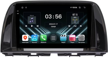 Магнитола для Mazda CX-5 2011-2017 - FarCar DX223M монитор 9.5" IPS на Android 13, 4+64Гб, CarPlay