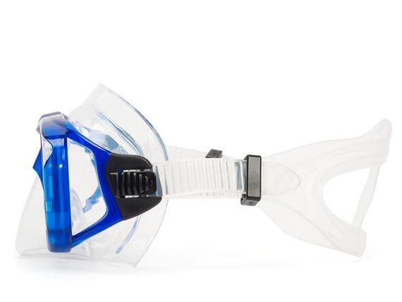Маска Sargan Дельта Прозрачный силикон Синяя рамка
