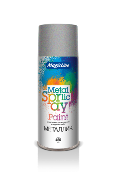 2080 Краска металлик "Серебро" (265г) RAL 110М