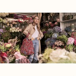Сумка складная mini maxi shopper paisley ruby