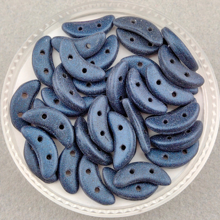 Crescent 3x10 мм, Metallic Suede Dark Blue