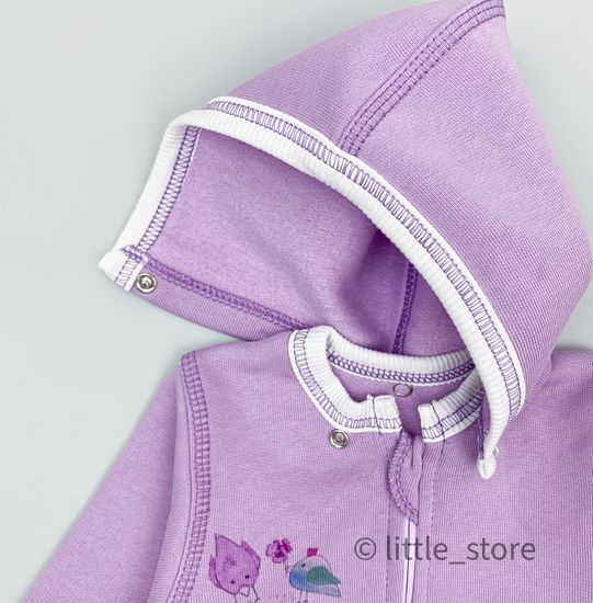 Комбинезон утепленный "Зайкины истории" лиловый