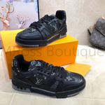 Комбинированные кроссовки LV Trainer Луи Виттон премиум класса