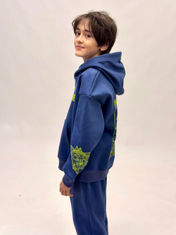 Худи трикотажное с начесом для мальчика 9-18 лет Милашка Сьюзи