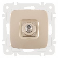 ТВ-розетка без рамки Arte Milano am-205 205.42-1.shampan