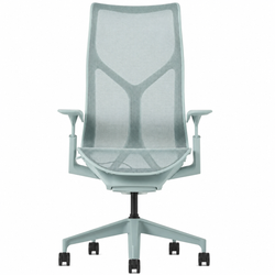 Кресло Herman Miller Cosm, высокая спинка, цвет Glacier, регулируемые подлокотники