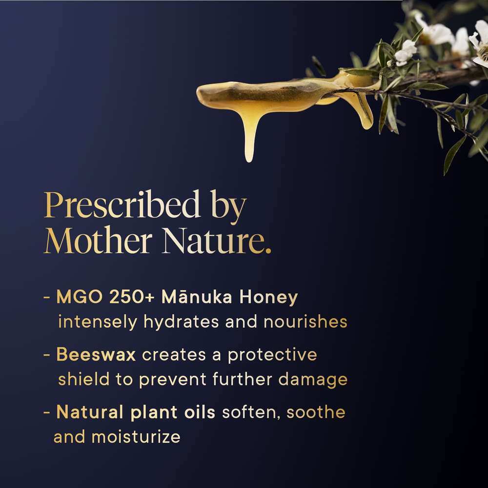 Manuka Health, 100% натуральный бальзам для губ с медом манука, 4,5 г (0,16 унции)