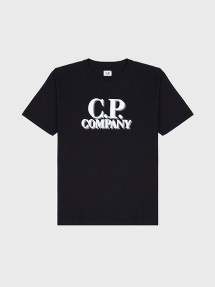 Футболка C.P. Company Spray Print Black