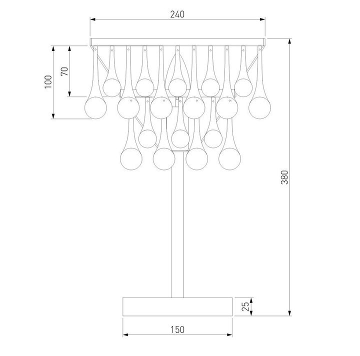 Настольная лампа Bogates Gutta 01126/1 a068864