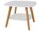 Стол журнальный Хадсон белый/дуб светлый