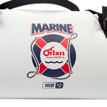ГермоСумка Orlan Марина ПВХ Трикотаж 30л Белый доп. т-Синий GM05B110B101L30M