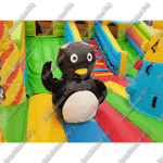 Коммерческий надувной батут "Дружная компания 2", 8*6*4 м