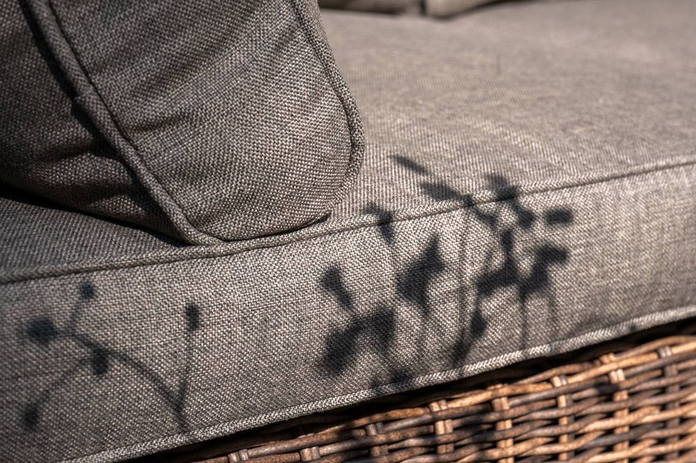 "Лунго" трансформирующаяся лаунж-зона из искусственного ротанга, цвет коричневый