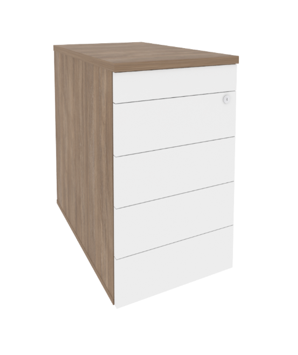 Тумба приставная 4 ящика TIP-ON Onix Direct