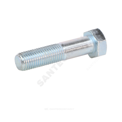 Болт стальной оц М20х80 к.п. 5.8 шестигранный вес DIN 931 (ГОСТ 7798-70)