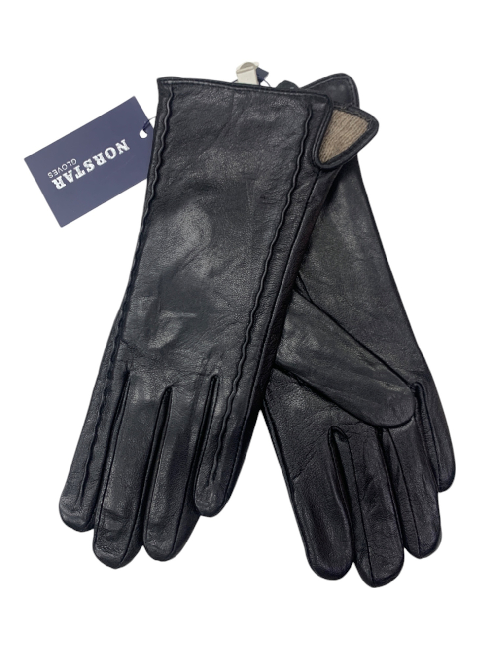 Перчатки. Женские. Материал верха: Кожаные. Подклад: Трикотаж-шерсть. 5 шт в упаковке.