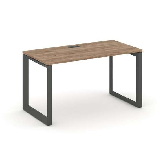 Style Project Стол письменный SN-59O.SP-011 Дуб Табак/Металл Антрацит/Черный Заглушка 980*700*750