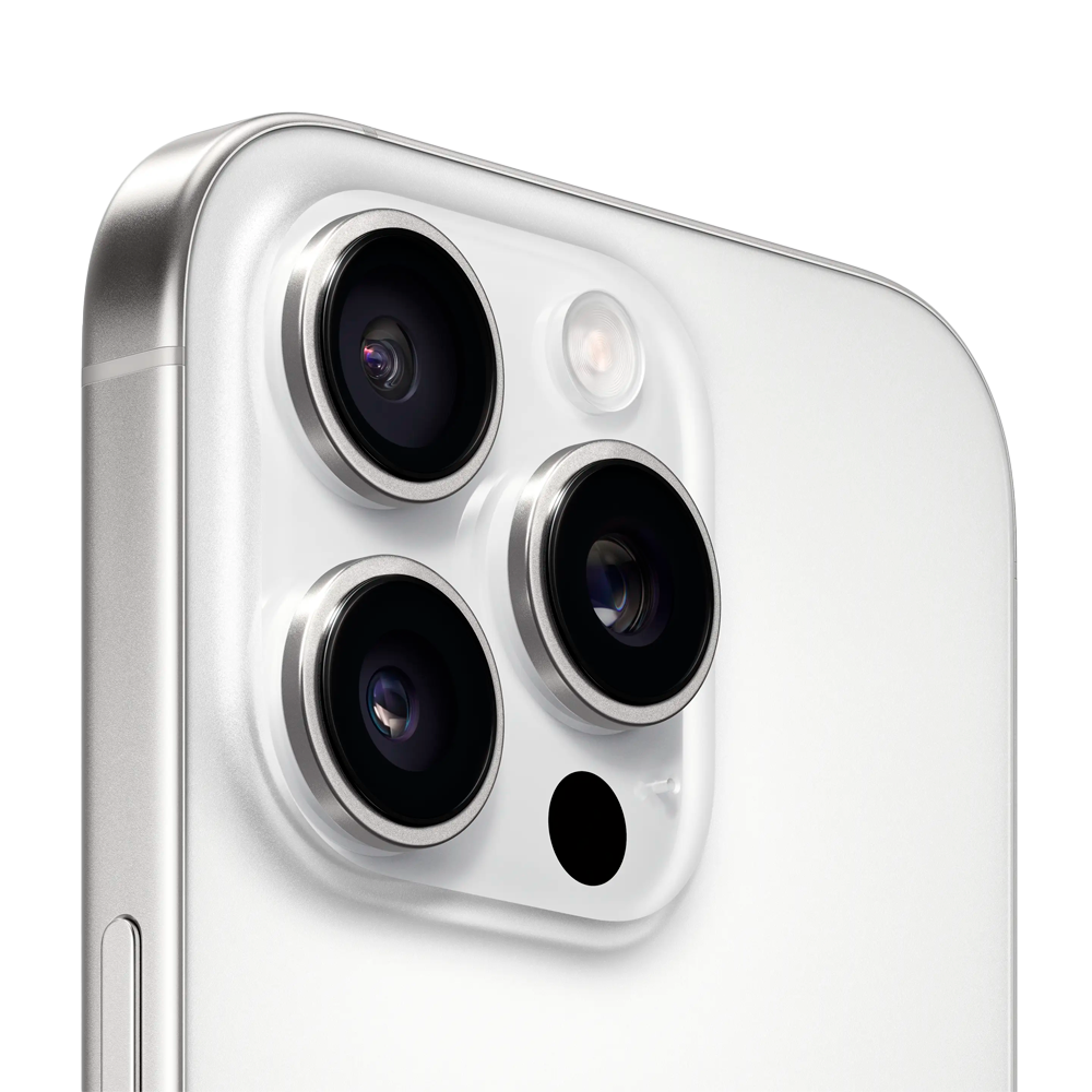 Смартфон Apple iPhone 16 Pro 128GB, Nano-SIM + eSIM, White Titanium (Титановый белый)