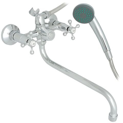 Смеситель для ванны, Frud, с кран-буксой, хром, R22108