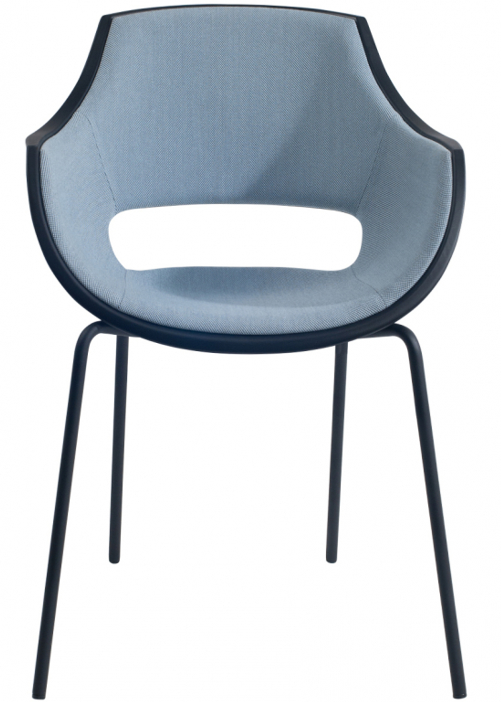 Кресло пластиковое с обивкой Papatya Opal-ML Pro Soft