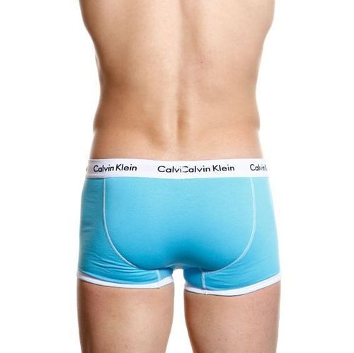 Мужские трусы боксеры лазурные  Calvin Klein 365 Trunks Turquoise