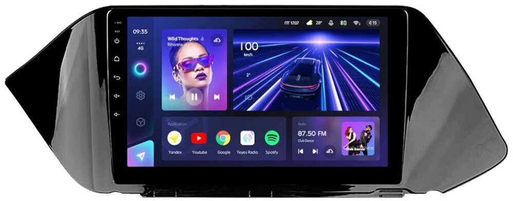 Магнитола для Hyundai Sonata 2020+ - Teyes CC3L на Android 10, 8-ядер, CarPlay, 4G SIM-слот