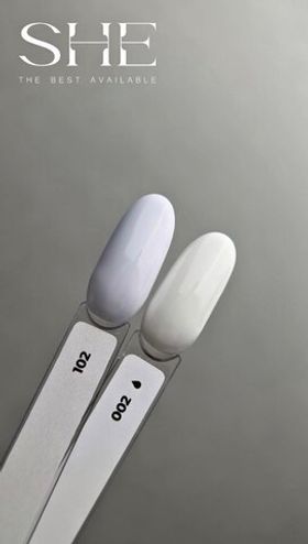 She Гель-лак 102 супер белый, 10мл