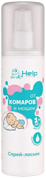 СПРЕЙ-ЛОСЬОН ОТ КОМАРОВ И МОШЕК HELP ДЕТСКИЙ 125МЛ 80522
