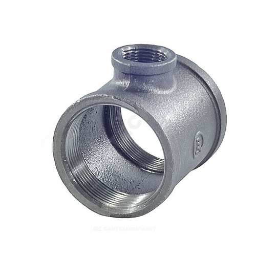 Тройник переходной чугун Ду 20х15 (3/4"х1/2") ВР/ВР Fittex PLUS