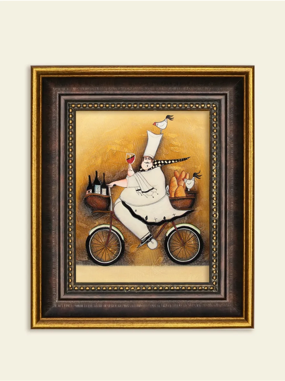 Картина настенная интерьерная в багетной раме 18*21 см