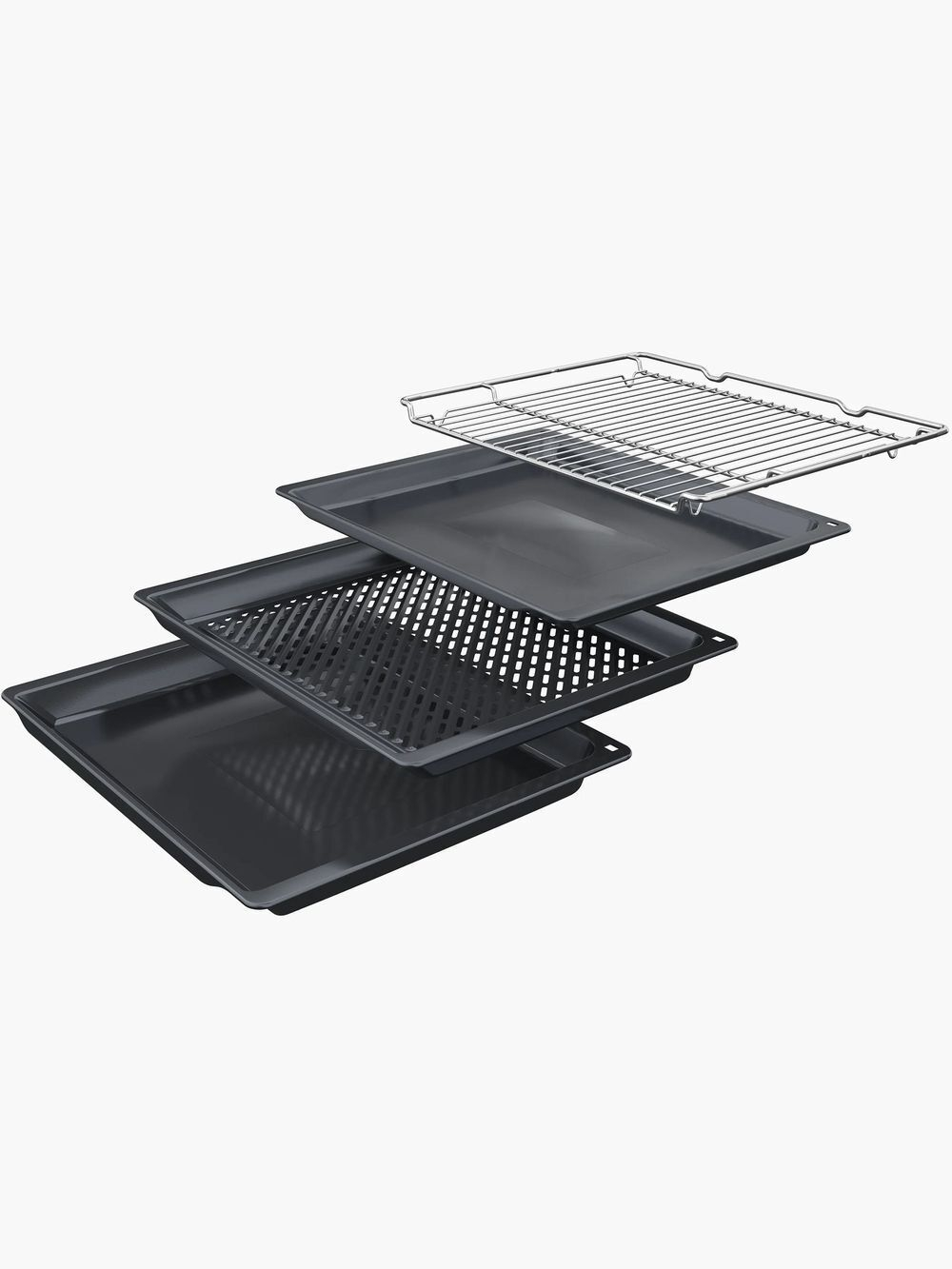 Электрический духовой шкаф Bosch HNG978QB1, 59.4 см, 67 л, 28 режимов, гриль, конвекция, пиролитическая очистка, черный
