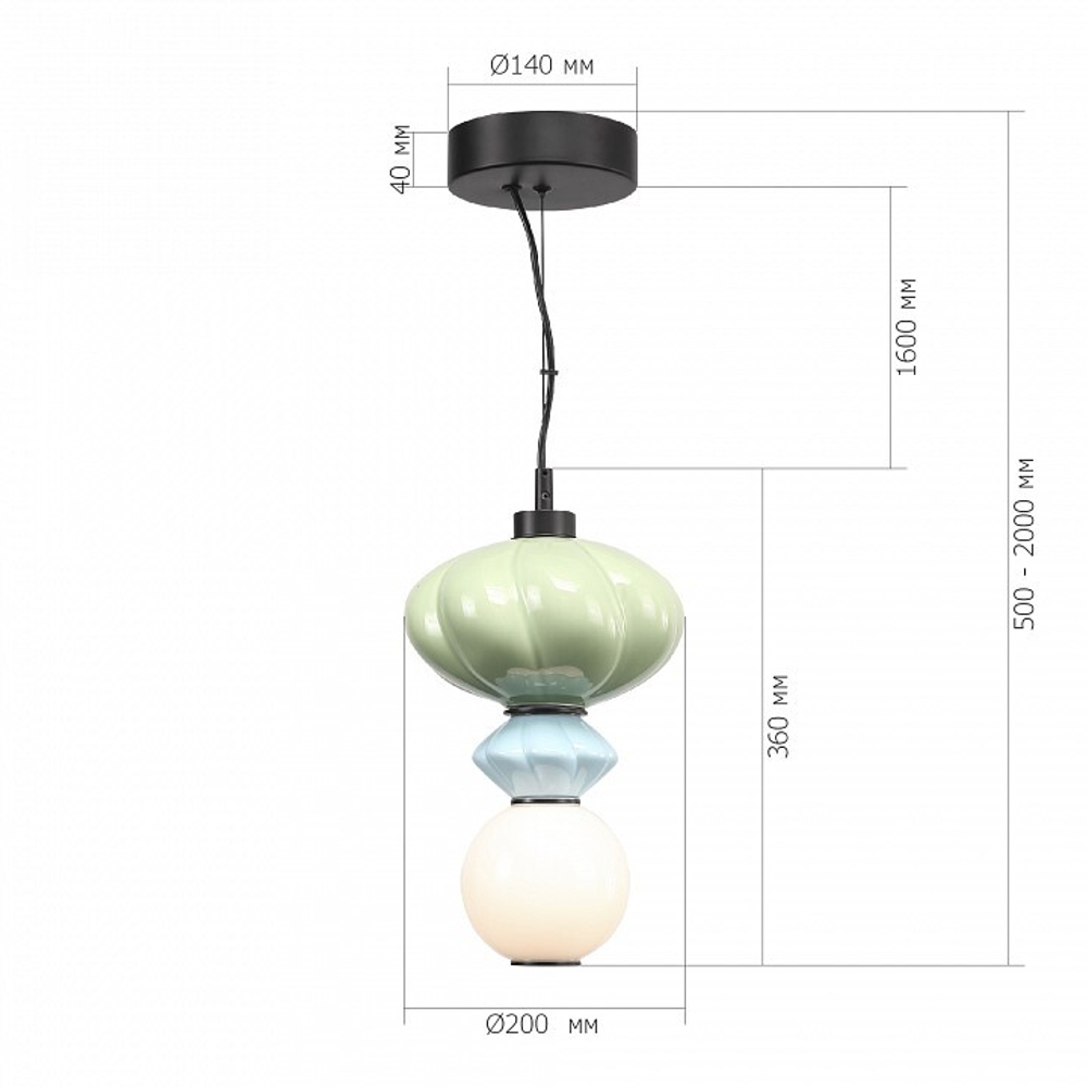 Подвесной светильник ST-Luce FLORENTINI SL6134.403.01