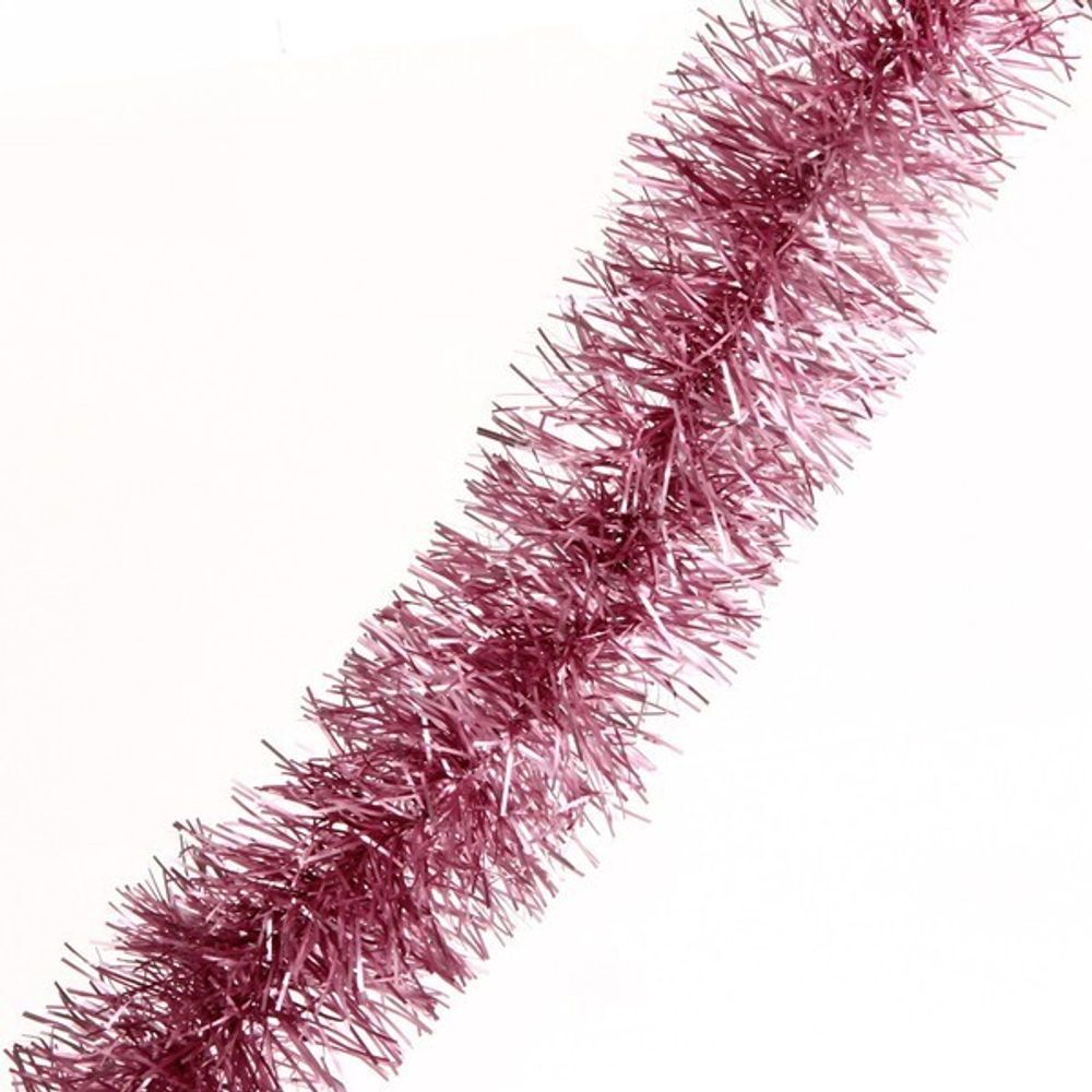 Мишура 2м 9см «Нежность» розовый