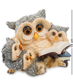 OL-6369-MB Фигура Совы «Читаем Азбуку» (Sealmark)