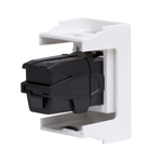 USB 3.0 розетка, Viva, белая, 1 мод. DKC