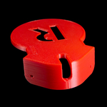 Подставка настенная угловая для Яндекс станции Мини2 (Яндекс-Алиса), красная