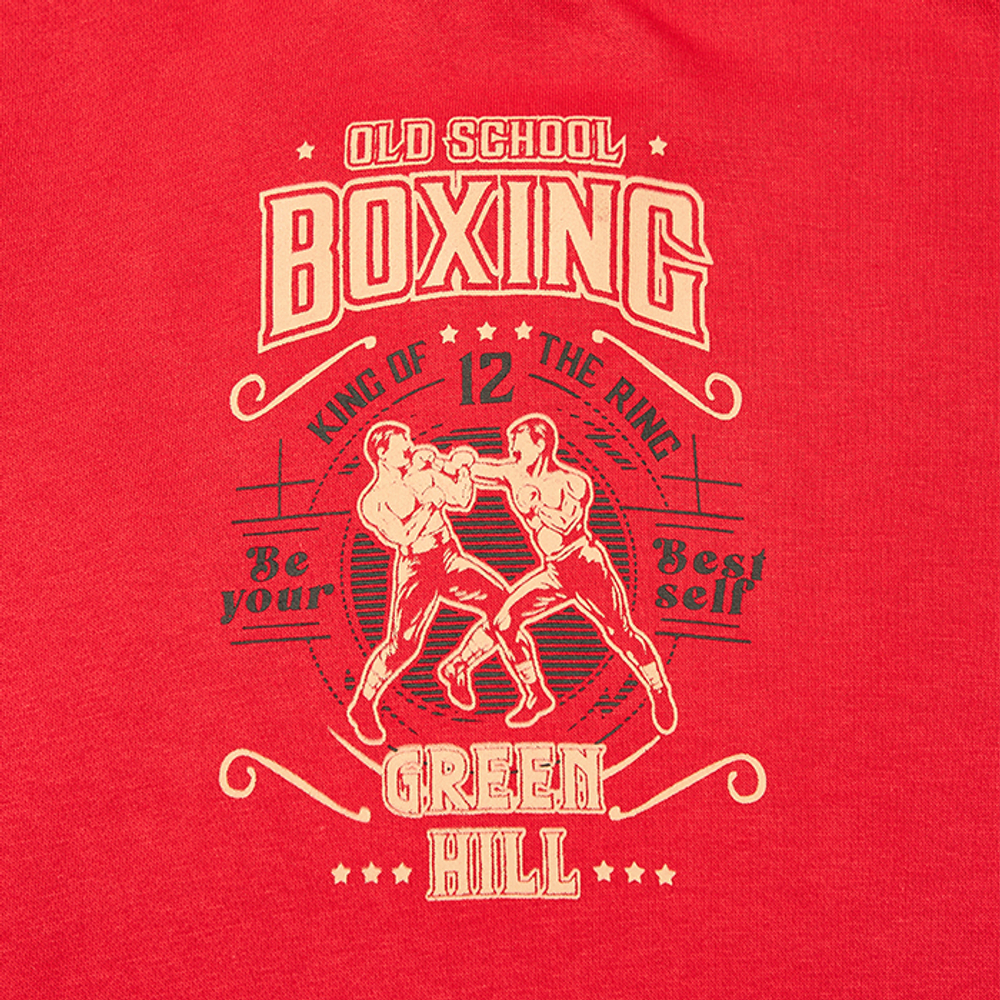 FH-10274BN Толстовка OLD SCHOOL BOXING красная