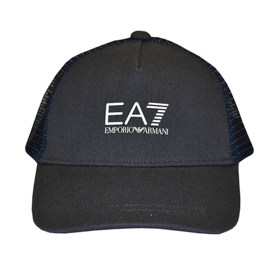 Теннисная кепка EA7 Man Woven Baseball Hat - ebony/white