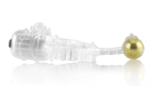 Виброкольцо с золотым шариком Bong O (Цвет: прозрачный)