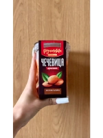 Крупа Чечевица Красная в стакане 375 гр ТМ Родионовка