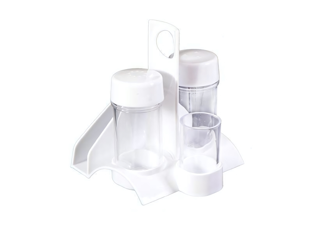 Набор для специй "Рондо" (снежно-белый)