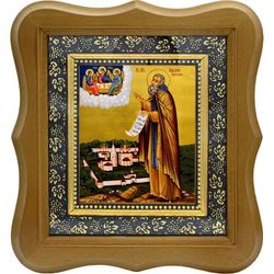 Макарий Унженский, Желтоводский преподобный. Икона на холсте.