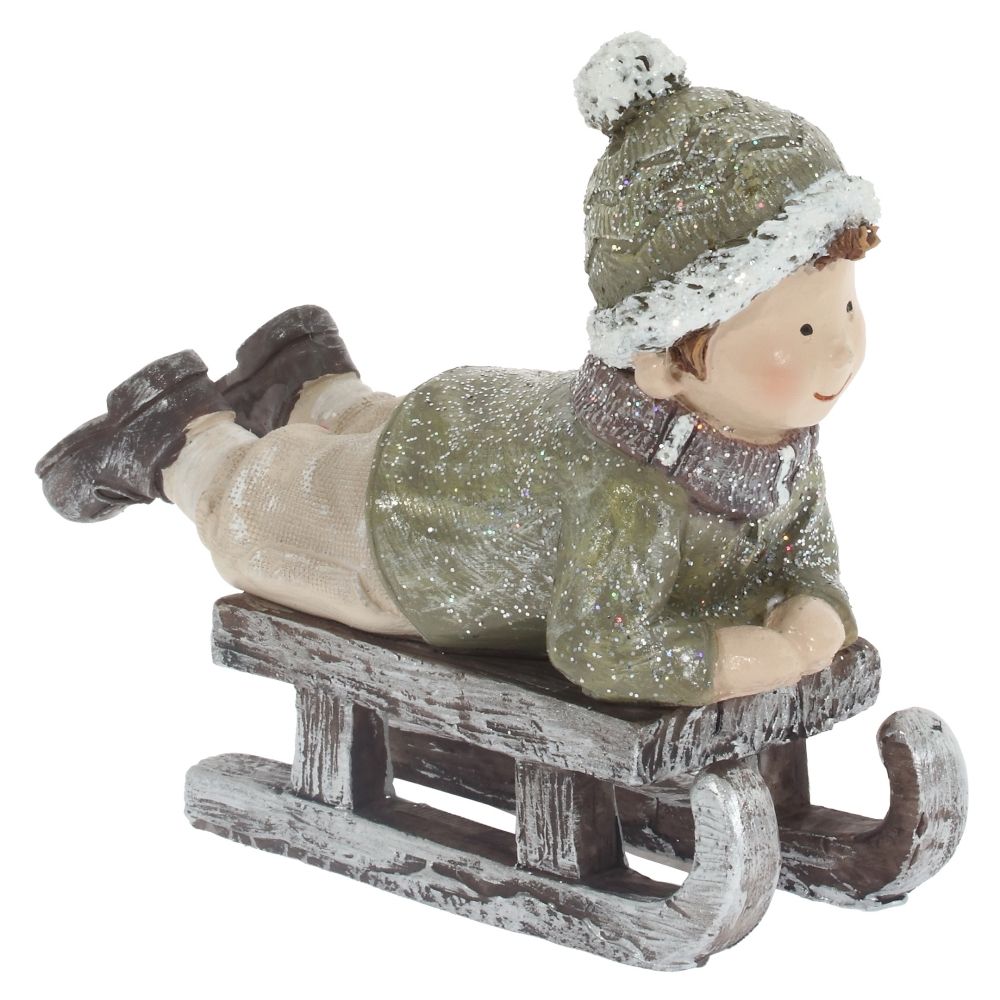 GAEM Фигурка декоративная "Мальчик/Девочка", L11 W5 H11 см, 2в.