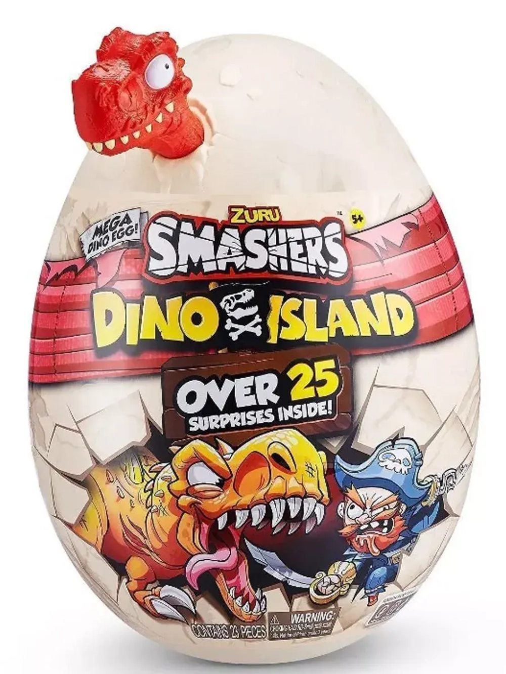 Игрушка сюрприз яйцо Zuru Smashers Dino Island фигурка динозавра